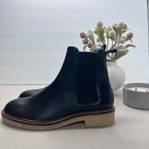 Everlane The Chelsea Boot Leather Black Women 10 NWOB Cushion Insole